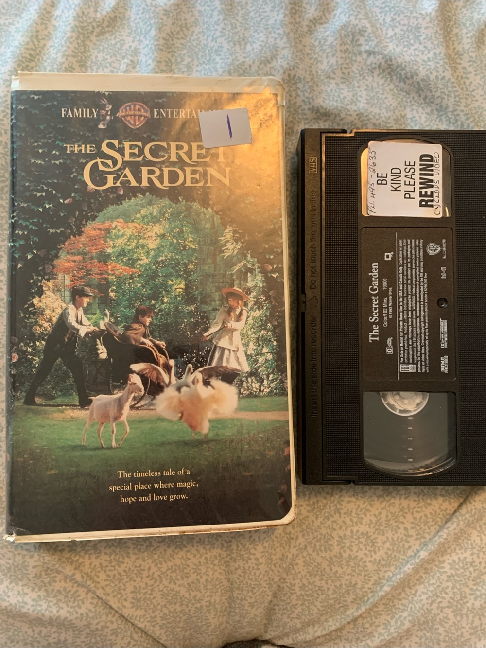 Vintage Secret Garden VHS